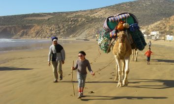 Randonnee famille cote atlantique au maroc