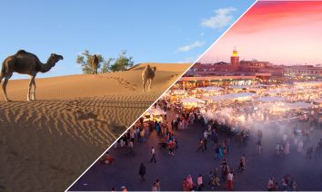 Voyage maroc de marrakech aux dunes du sahara, combine 4x4 désert marocain et marrakech
